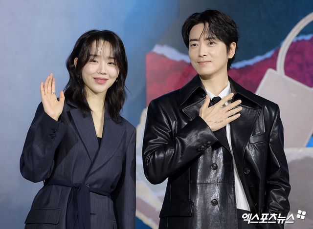 사진 = 엑스포츠뉴스 고아라 기자 / '레이디 두아' 제작발표회 신혜선-이준혁