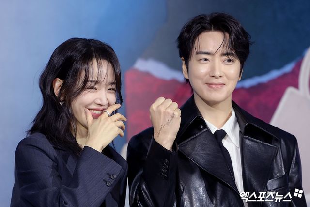 사진 = 엑스포츠뉴스 고아라 기자 / '레이디 두아' 제작발표회 신혜선-이준혁