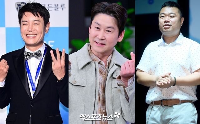 (왼쪽부터) 김대희, 신동엽, 정종철.