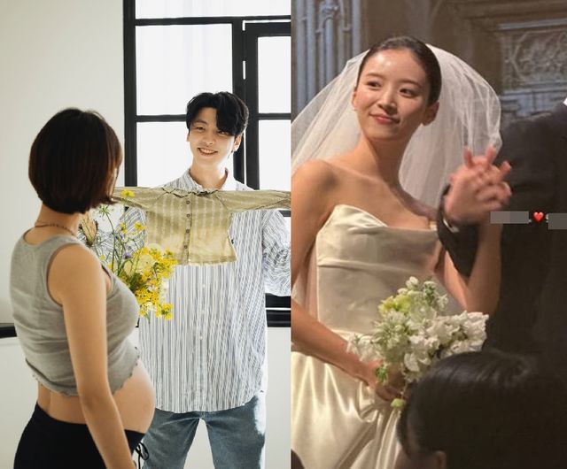 만삭 사진을 공개한 '하트시그널2' 김도균, 결혼식을 올린 '하트시그널4' 김지영