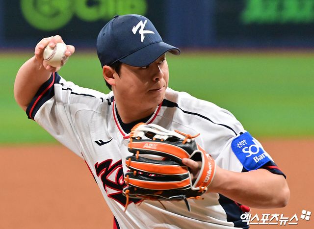 2025시즌 32홈런을 기록, 한화 이글스 통합 준우승을 이끌었던 내야수 노시환. 2026시즌을 마친 뒤 커리어 첫 FA 자격을 취득할 예정이다. 사진 엑스포츠뉴스 DB