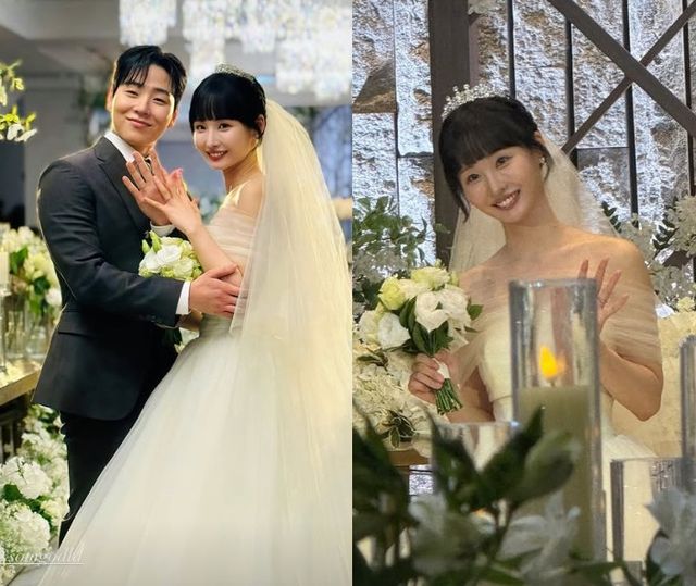 가수 솜혜빈이 공개한 결혼식.