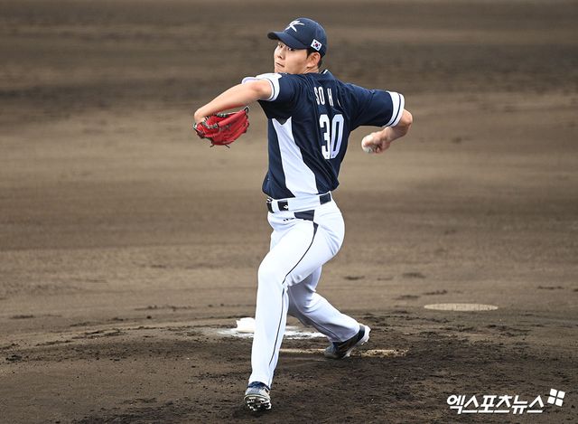2026 월드베이스볼클래식(WBC) 출전을 준비 중인 국가대표팀 투수 소형준. 사진 고아라 기자