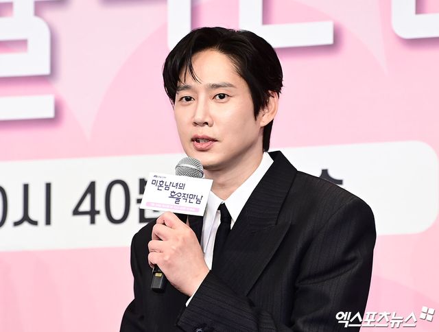 엑스포츠뉴스 박지영 기자, 박성훈이 '미혼남녀의 효율적 만남' 제작발표회에 참석했다.