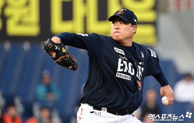 지난 6일 KBO가 발표한 2026 월드베이스볼클래식(WBC) 최종 엔트리에 이름을 올린 한화 이글스의 류현진. 사진 엑스포츠뉴스 DB