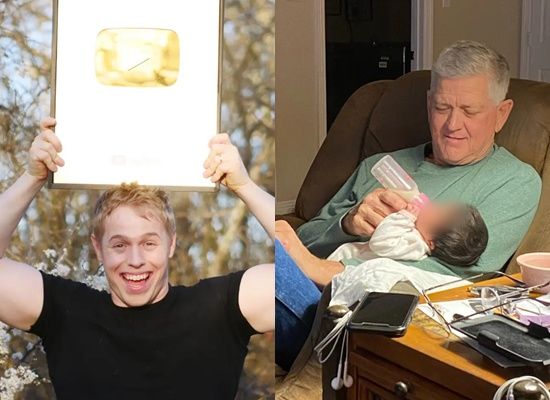 올리버쌤과 새아버지 브래드. 올리버쌤 채널.