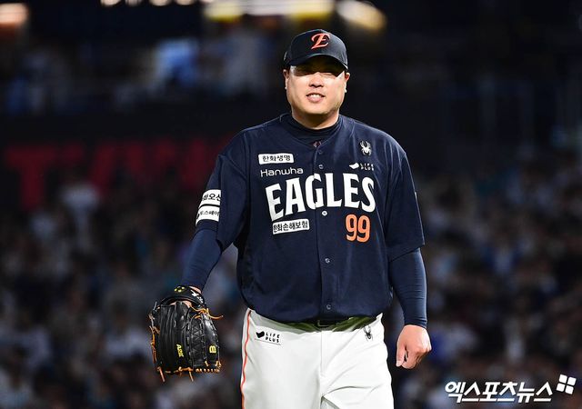 지난 6일 KBO가 발표한 2026 월드베이스볼클래식(WBC) 최종 엔트리에 이름을 올린 한화 이글스의 류현진. 사진 엑스포츠뉴스 DB