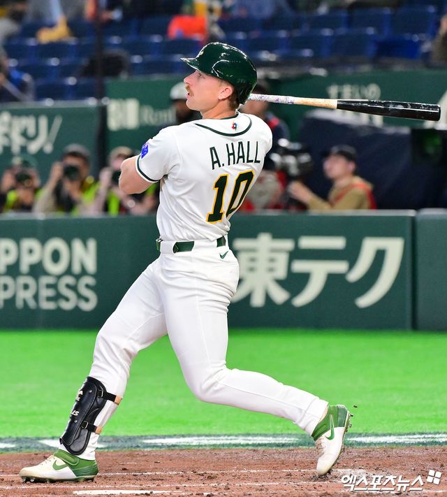 2026시즌 KBO 퓨처스리그 소속 울산 웨일즈에서 뛰게 된 호주 출신 타자 알렉스 홀. 사진 엑스포츠뉴스 DB