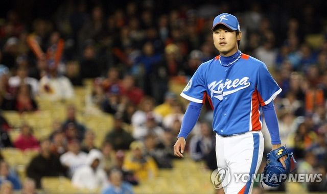 2009 월드베이스볼클래식(WBC) 준결승에서 베네수엘라를 상대로 6.2이닝 2실점으로 호투했던 윤석민. 사진 연합뉴스