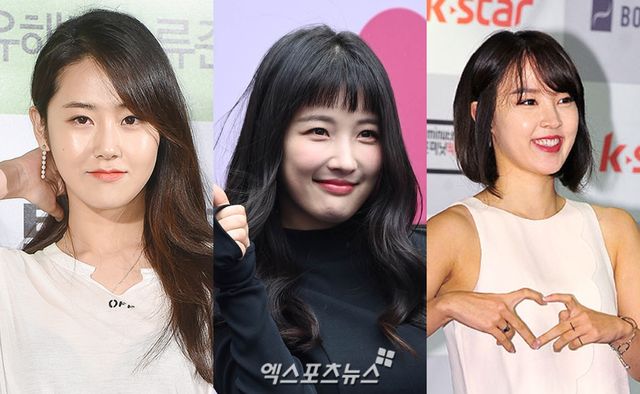 (왼쪽부터) 엑스포츠뉴스DB 허가윤, 남지현, 전지윤