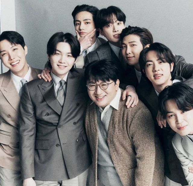 방시혁과 방탄소년단. 방시혁 계정