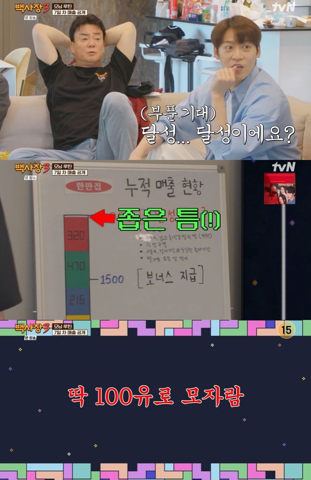 tvN '백사장3' 캡쳐