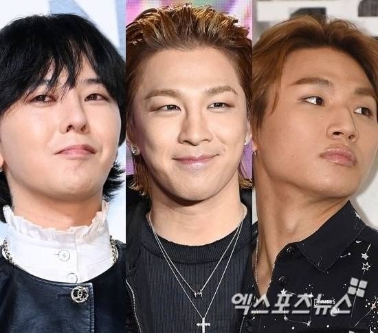 지드래곤, 대성, 태양.