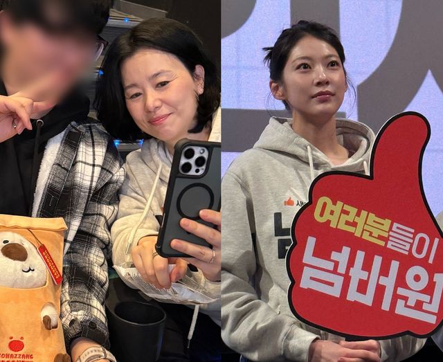 무대인사에 나선 '넘버원' 배우 장혜진, 공승연.