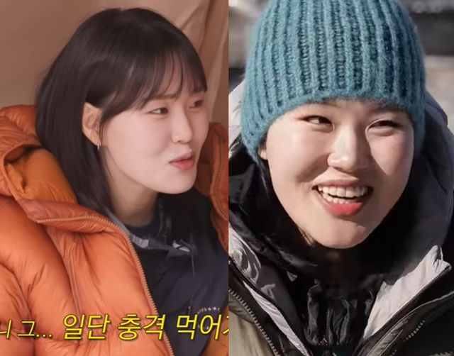 한혜진 채널에 출연한 엄지윤.