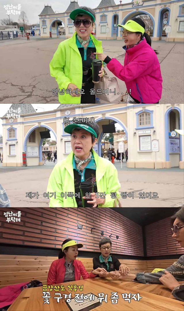 김정난 유튜브 채널 영상 캡처