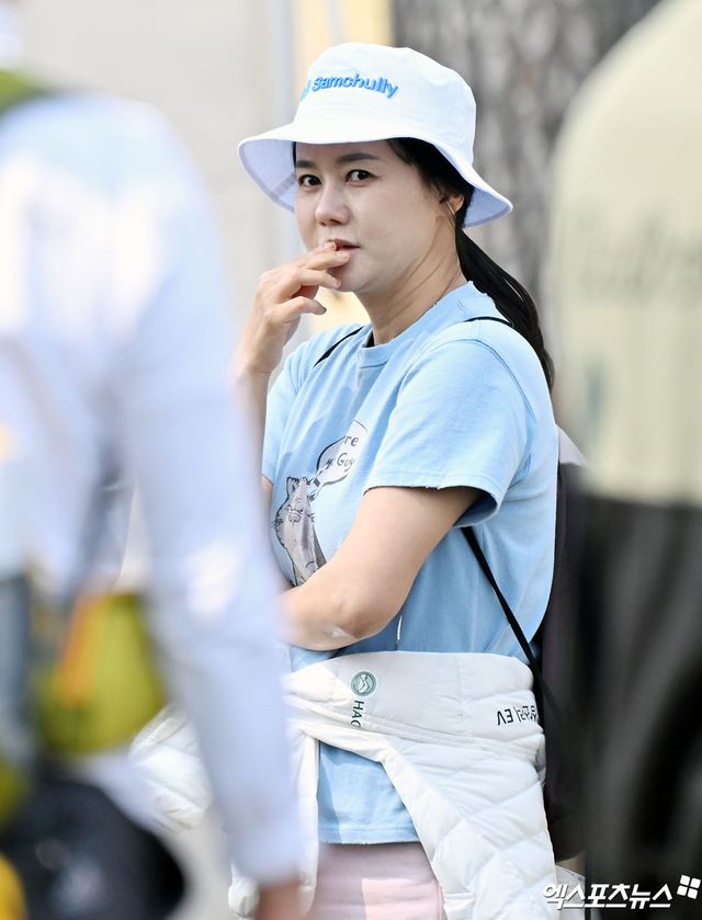 사진 = 엑스포츠뉴스 김한준 기자 / 배우 박연수, 골프선수 송지아 母