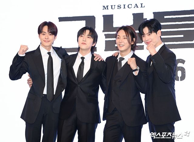 사진 = 엑스포츠뉴스 고아라 기자 / 뮤지컬 '그날들' 기자간담회, 유선호-산들-윤시윤-박규원