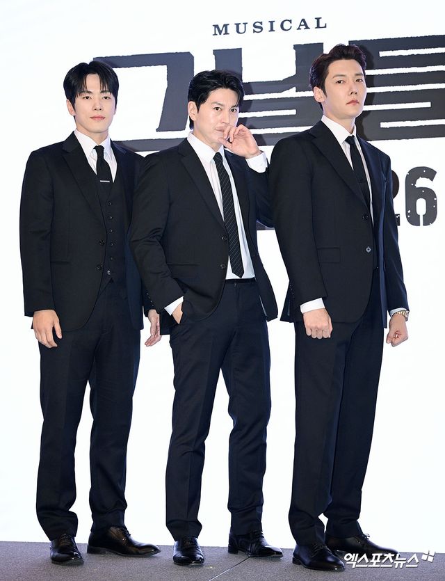 뮤지컬 '그날들' 정학 역을 맡은 김정현-류수영-최진혁