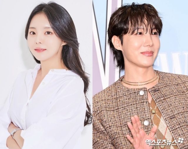 (왼쪽부터) 정지우-제이홉.