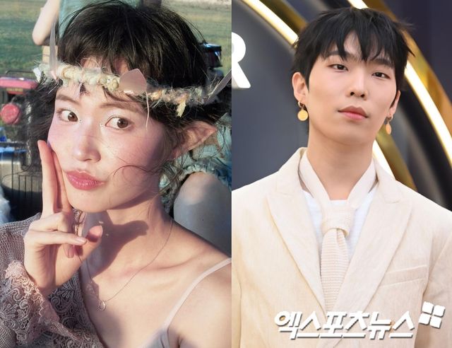 악뮤 이찬혁과 배우 하지수.