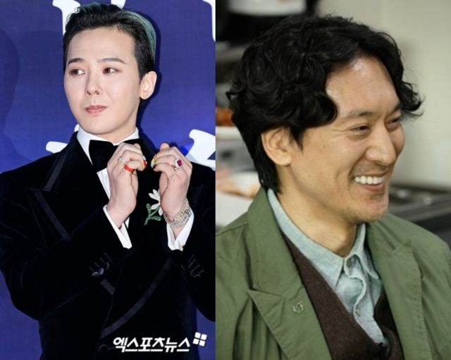 (왼쪽부터) 지드래곤-김민준.