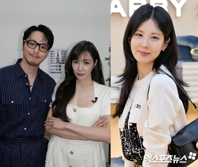 배우 변요한과 소녀시대 티파니, 서현.