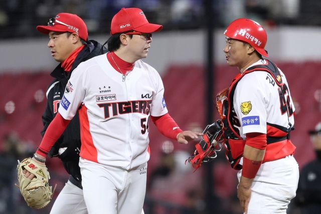 7일 오후 광주-KIA챔피언스필드에서 열린 '2026 신한 SOL KBO리그' 삼성 라이온즈와 KIA 타이거즈의 경기, KIA 선발 양현종이 5⅔이닝 2피안타(1피홈런) 2사사구 3탈삼진 1실점을 기록했다. KIA 타이거즈