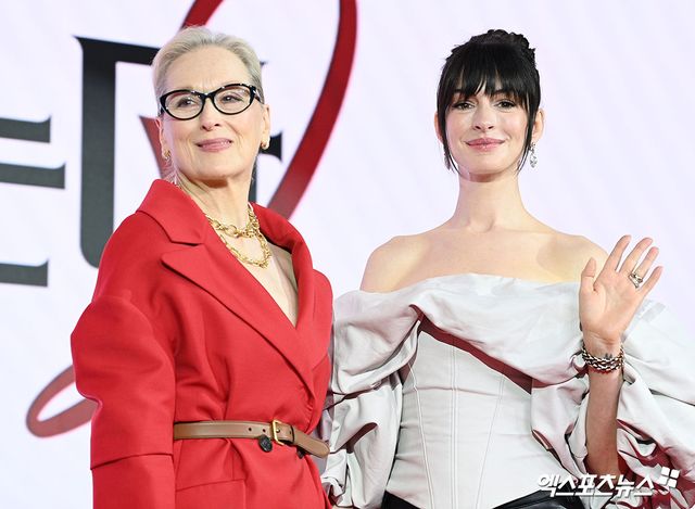 영화 '악마는 프라다를 입는다2' 메릴 스트립과 앤 해서웨이.