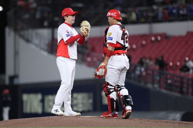 7일 오후 광주-KIA챔피언스필드에서 열린 '2026 신한 SOL KBO리그' 삼성 라이온즈와 KIA 타이거즈의 경기, KIA 선발 양현종이 5⅔이닝 2피안타(1피홈런) 2사사구 3탈삼진 1실점을 기록했다. KIA 타이거즈
