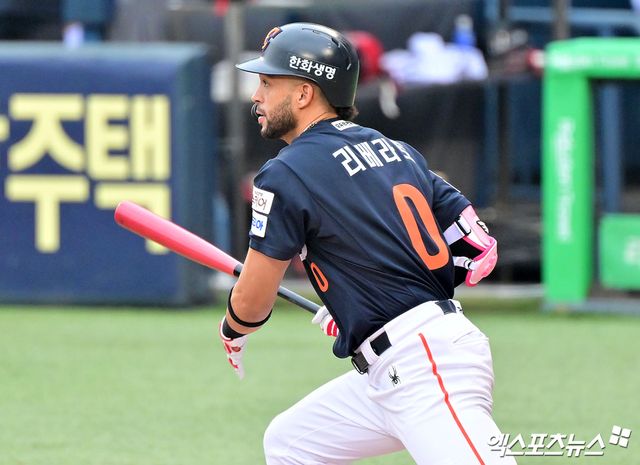 지난해 KBO리그 한화 이글스에서 뛰었던 도미니카 공화국 출신 타자 루이스 리베라토. 한화와 재계약 실패 후 올해 대만프로야구(CPBL) 푸방 가디언스와 계약을 맺었다. 사진 엑스포츠뉴스 DB