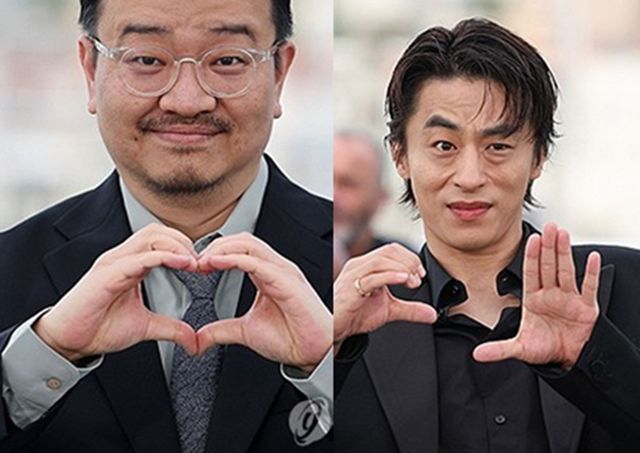 제79회 칸 영화제에 참석한 '군체' 팀.