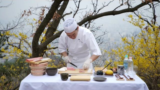 오마카세 장인 코우지 셰프