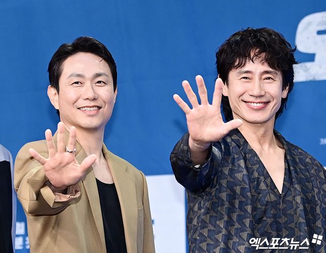 사진 = 엑스포츠뉴스 박지영 기자 / '오십프로' 제작발표회 오정세-신하균