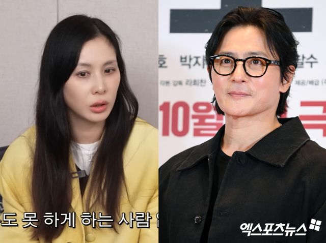 배우 장동건과 고소영.
