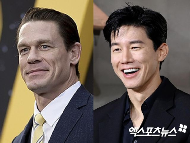 배우 존 시나, 김무열.