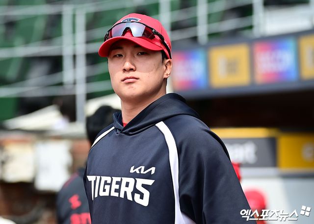29일 오후 인천SSG랜더스필드에서 열리는 '2026 신한 SOL Bank KBO리그' KIA 타이거즈와 SSG 랜더스의 경기에 앞서 KIA 정해영이 훈련에 나서고 있다. 엑스포츠뉴스 DB