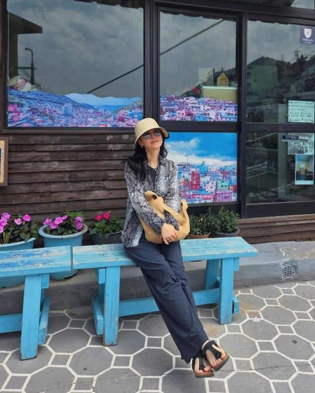 배우 이영애, 부산 여행