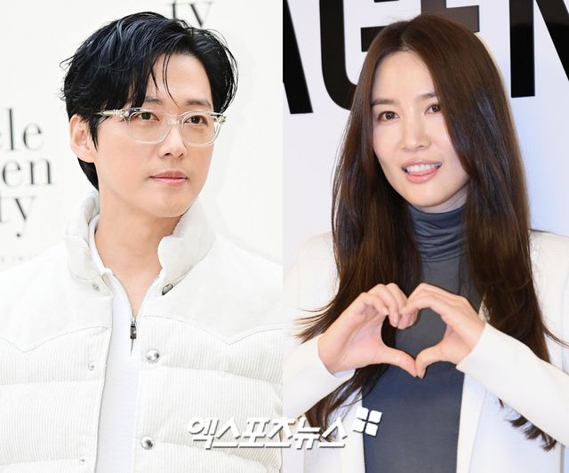 배우 남궁민과 진아름 부부. 엑스포츠뉴스 DB.