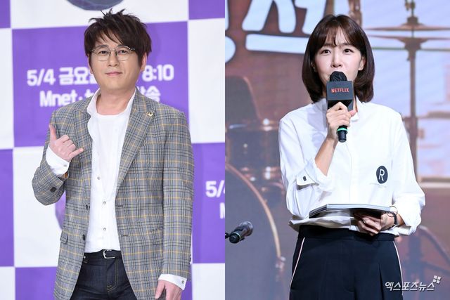 좌: 신승훈, 우: 김이나 (엑스포츠뉴스 DB)