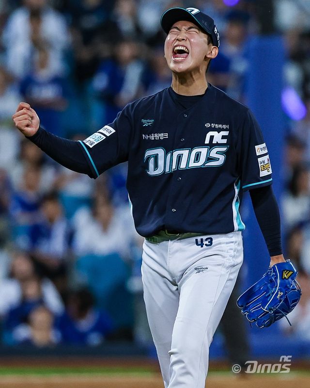 NC 다이노스 우완 파이어볼러 유망주 신영우가 3일 대구 삼성 라이온즈파크에서 열린 2026 신한 SOL KBO리그 삼성 라이온즈와의 팀 간 8차전에서 구원등판, 3이닝 무실점 호투로 팀 승리에 힘을 보탰다. 사진 NC 다이노스