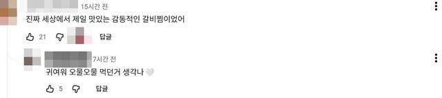 사진 = 김지영 유튜브 댓글
