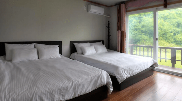 비발디파크 스키장 근처 홍천 하이디 펜션 부엉이