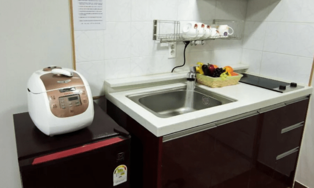 비발디파크 스키장 근처 홍천 하이디 펜션 주방