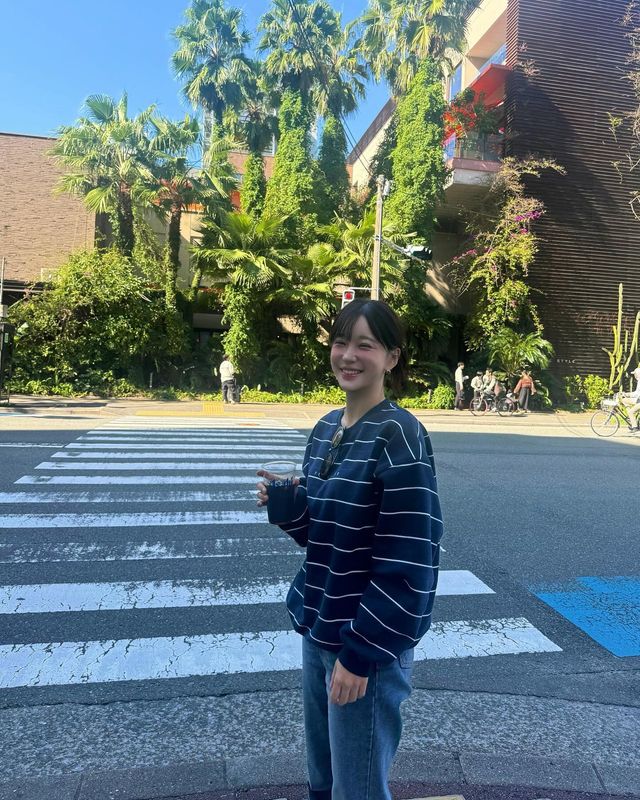 아침의 여유로움이 묻어나는 김윤희 아나운서의 데일리 스타일/사진=김윤희 아나운서 인스타그램