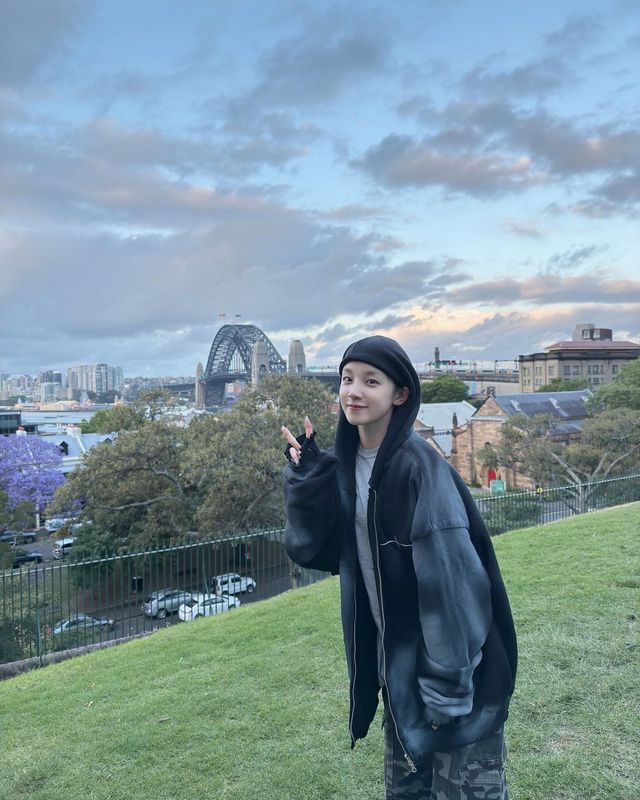 청량한 시드니의 하늘 아래, 자유를 만끽하는 우기/사진=우기 인스타그램
