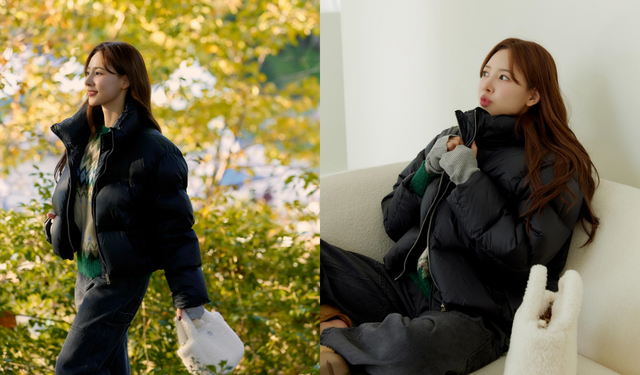 포근한 겨울 여친룩 완성, 이나연의 센스 있는 겨울 아이템/사진=이나연 인스타그램