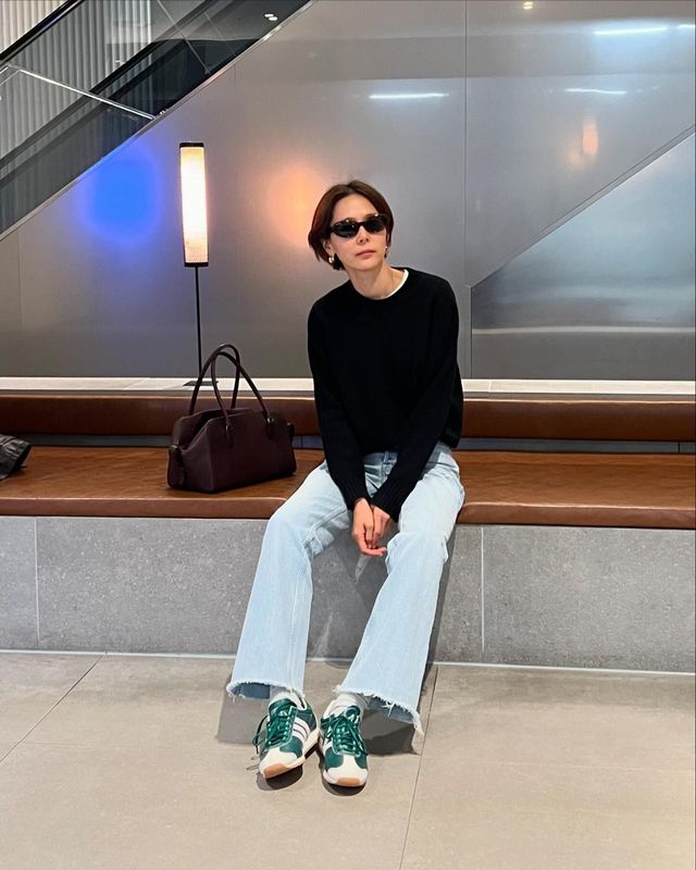 편안함과 스타일을 모두 갖춘 김나영의 감각적 스타일링/사진=김나영 인스타그램