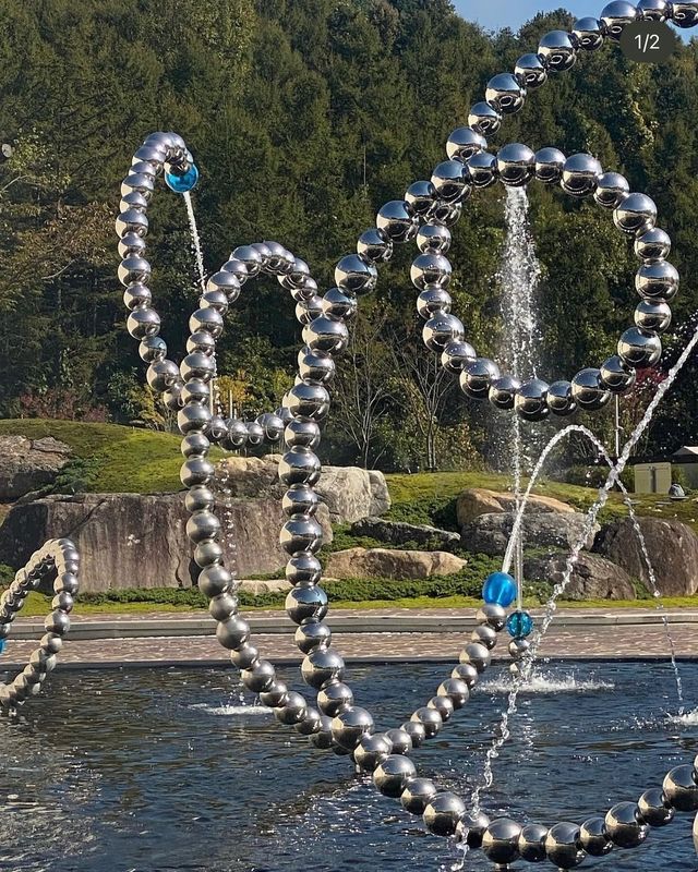 쟝 미쉘 오토니엘의 분수/사진=박주미 인스타그램