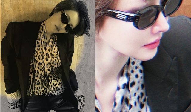 고준희, 단발과 호피로 완성한 도회적 스타일/사진=고준희 인스타그램